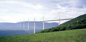 the millau bridge in france